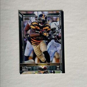 Le’Veon Bell Topps Men's Sports Card with Black and Yellow Stripes